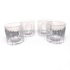 Vintage Rare Set Of 4 Remy Martin Cognac 8oz. Crystal Glass Cups Barware